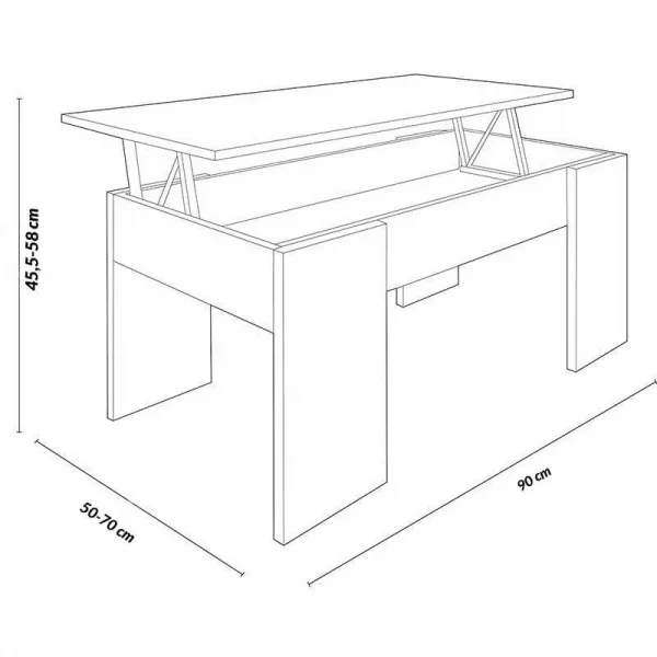 MESA DE CENTO ELEVABLE - Imagen 4