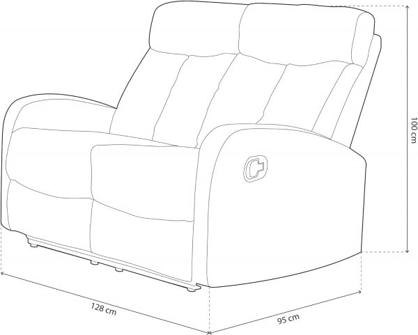 SILLON RELAX 1 PLAZA  modelo DUBLIN - Imagen 5