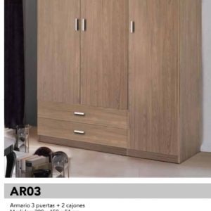 ARMARIO 3 PUERTA MODELO ARO3