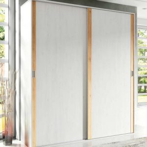 Armario cuatro puertas correderas 207x180x55