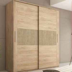 Armario con puertas correderas 208x180x55 modelo Córdoba