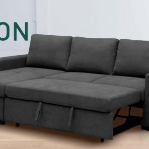 Sofa cheslong cama con arcón modelo Paton