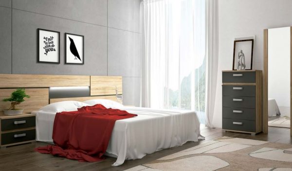 Dormitorio de matrimonio completo estilo Priego