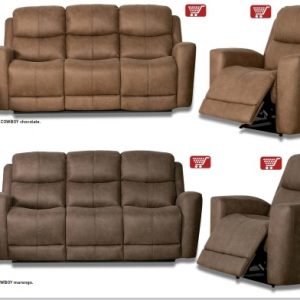 MODELO  AURA       3+2+1   SOFA RELAX CON PALANCA