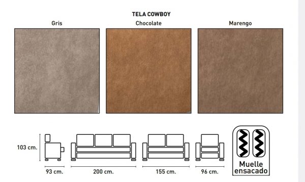 MODELO   AURA     Sofa relax    3×2 - Imagen 3