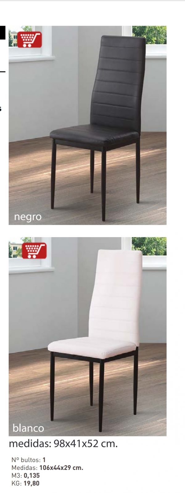 Mesa +6 Silla   modelo Emy - Imagen 5