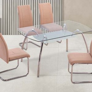 CONJUNTO Mesa y  4 silla  modelo  San