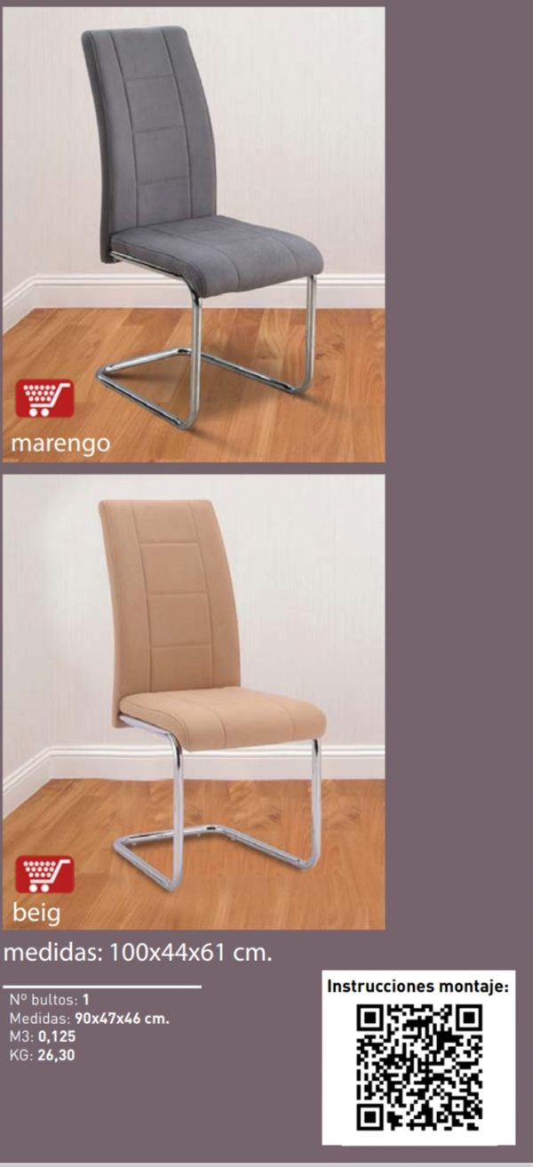 CONJUNTO Mesa y  4 silla  modelo  San - Imagen 5