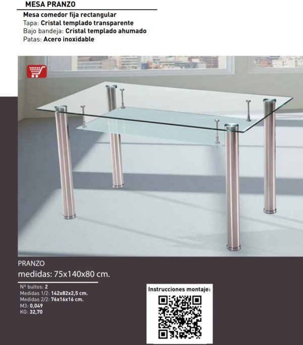 CONJUNTO MESA Y 6 SILLEAS  modelo Zuny - Imagen 4