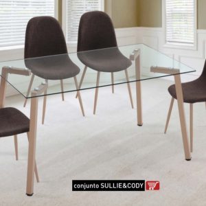 CONJUNTO  Mesa +4 sillas    modelo CONDY