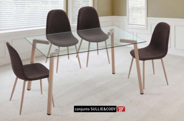 CONJUNTO  Mesa +4 sillas    modelo CONDY