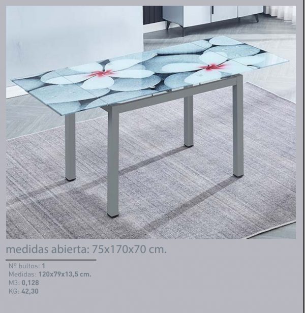 Mesa florar extinsible